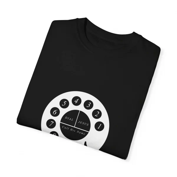 Unisex "Call Jesus" Garment-Dyed T-shirt - Image 3